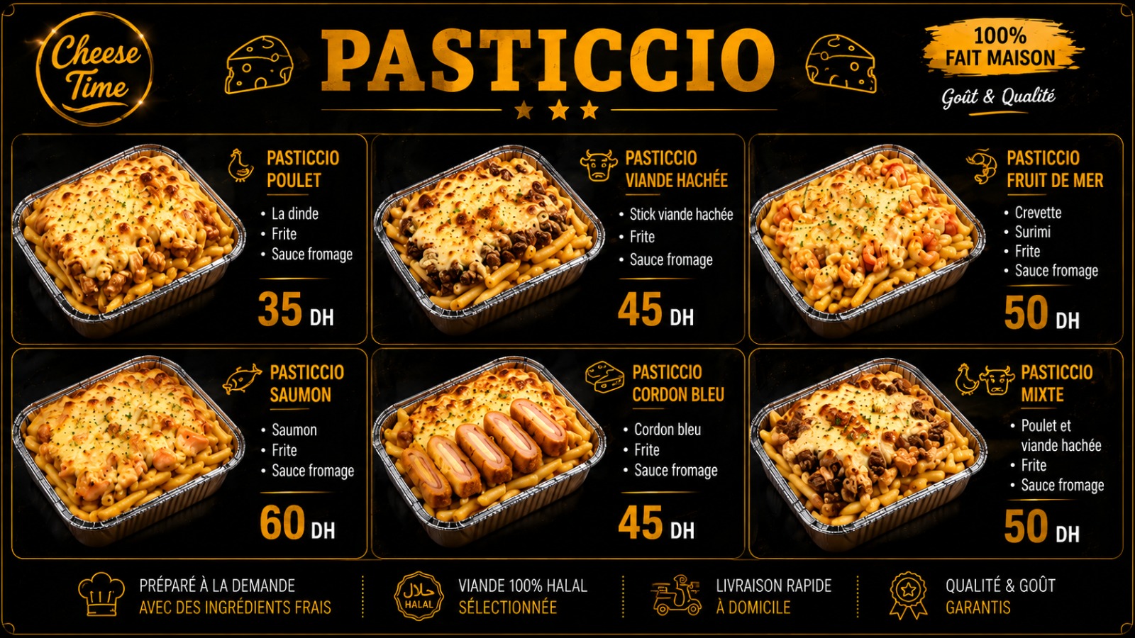 Menu Pasticcio